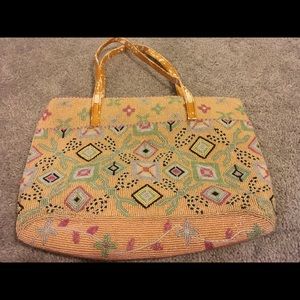 Authentic Vintage Beaded Fendi Tote